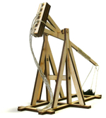 Перрье от Armarika - деревянный конструктор, сборная модель, 3d пазл, Метательная машина древнего Рима, моделированием, моделизм