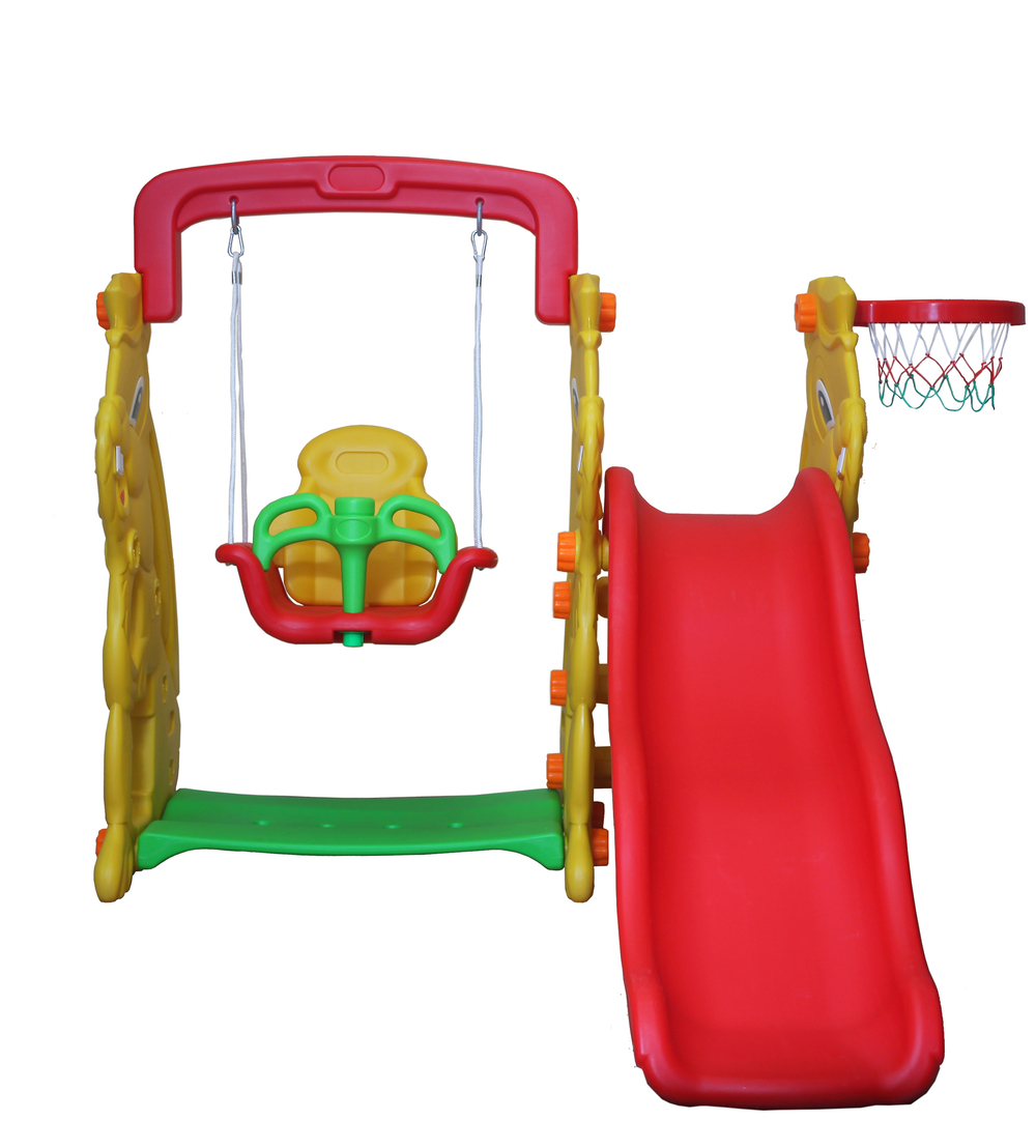 Детский комплекс Капризун Кролик с волнистой горкой