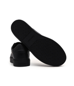 Кожаные кроссовки Calvin Klein - черный(HM0HM01268)