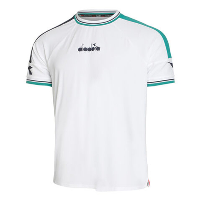 Мужское теннисное поло Diadora Icon T-Shirt Men - White, Multicoloured