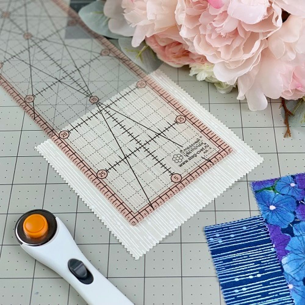 Линейка для пэчворка, 10х30см (арт. A25-S)