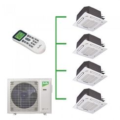 Мульти сплит система Ballu на 4 комнаты (35+35+35+50 кв.м) кассетная