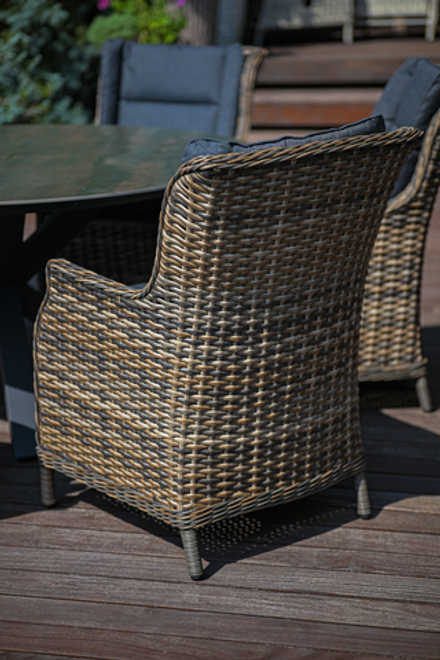 Кресло Besta Fiesta БЕРГАМО из искусственного ротанга, бежево-коричневый