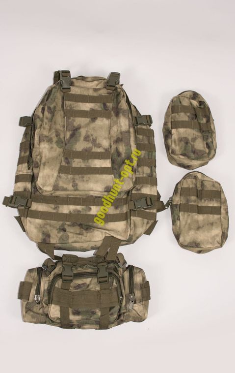 Рюкзак тактический 55 л с подсумками Мох