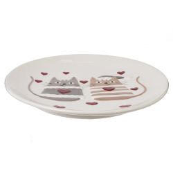 GAEM Тарелка "Кошечки", L26 W26 H3 см