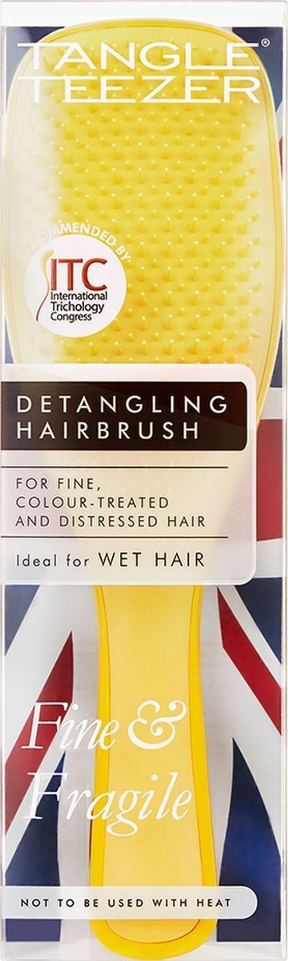 Расческа Tangle Teezer The Wet Detangler Fine & Fragile Dandelion Yellow