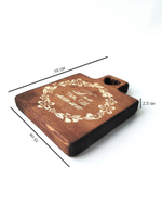 Доска деревянная разделочная "Маме"