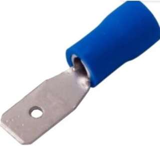 Клемма Папа 2108-09  4,8-(1,5-2,5 сеч пров) (уп100шт) 080332 REXANT с изоляцией