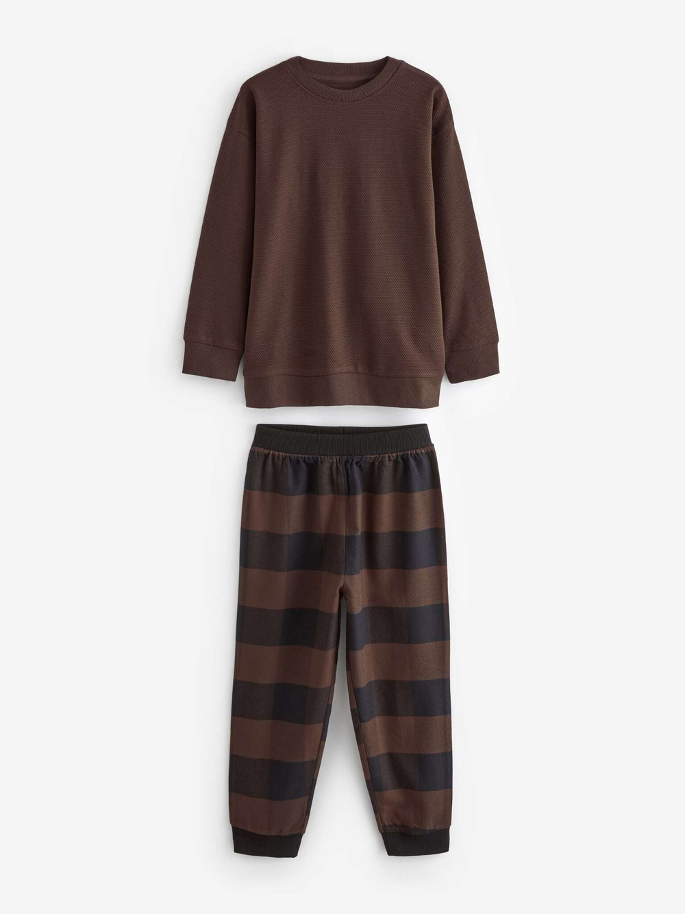 Пижама для мальчика Next K99-122, 3 шт., Хаки, Голубой, Коричневый