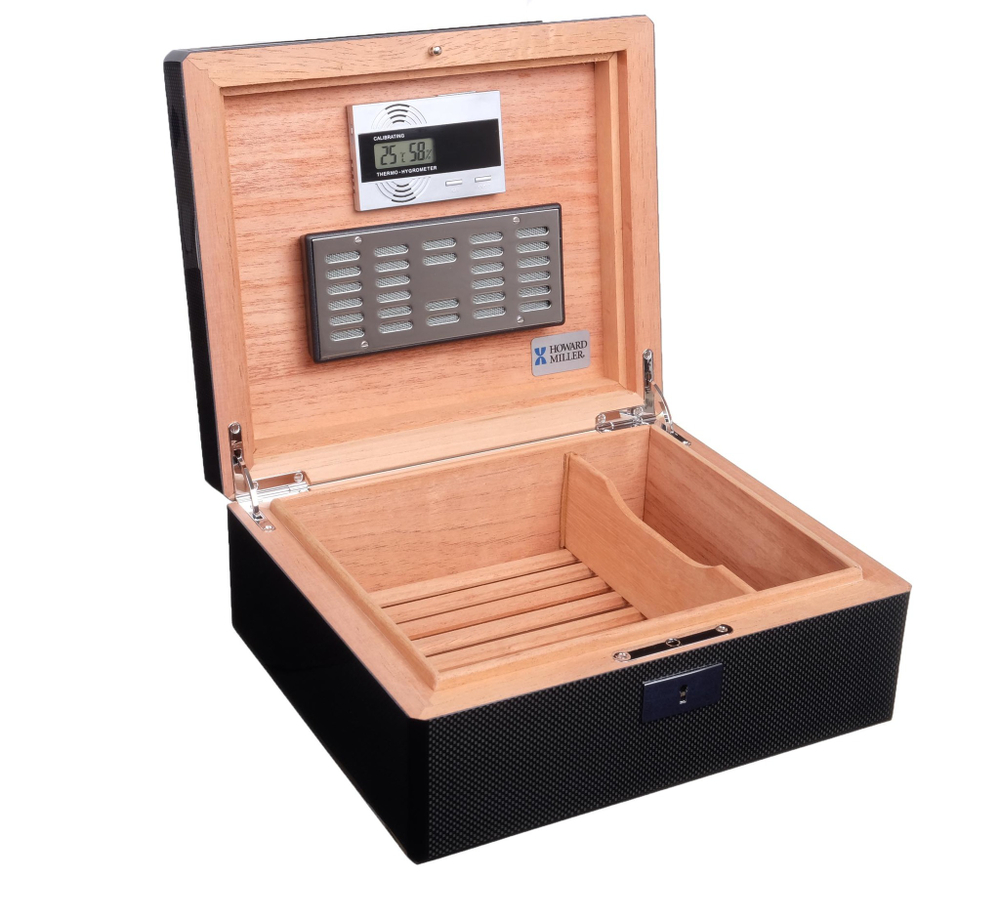 Хьюмидор Howard Miller Карбон на 40 сигар УЦЕНКА