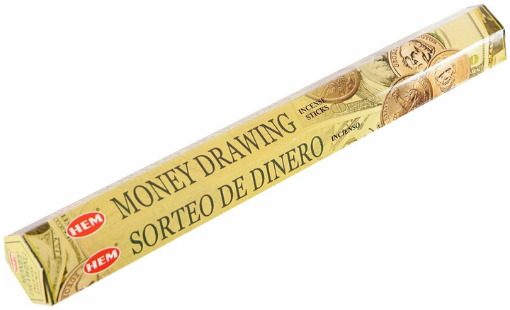HEM Money Drawing шестигранник Благовоние Привлечение денег (корица, бергамот, лаванда, пачули)