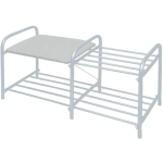 Этажерка «Люкс» (ЭТЛ1-1/МС светло-серый/матовый серый)