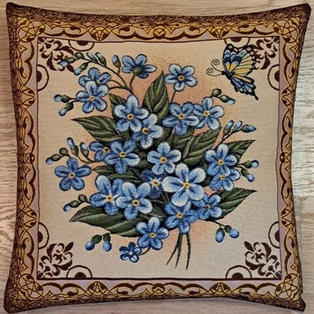 Гобеленовая наволочка "D. НЕЗАБУДКИ", Россия.