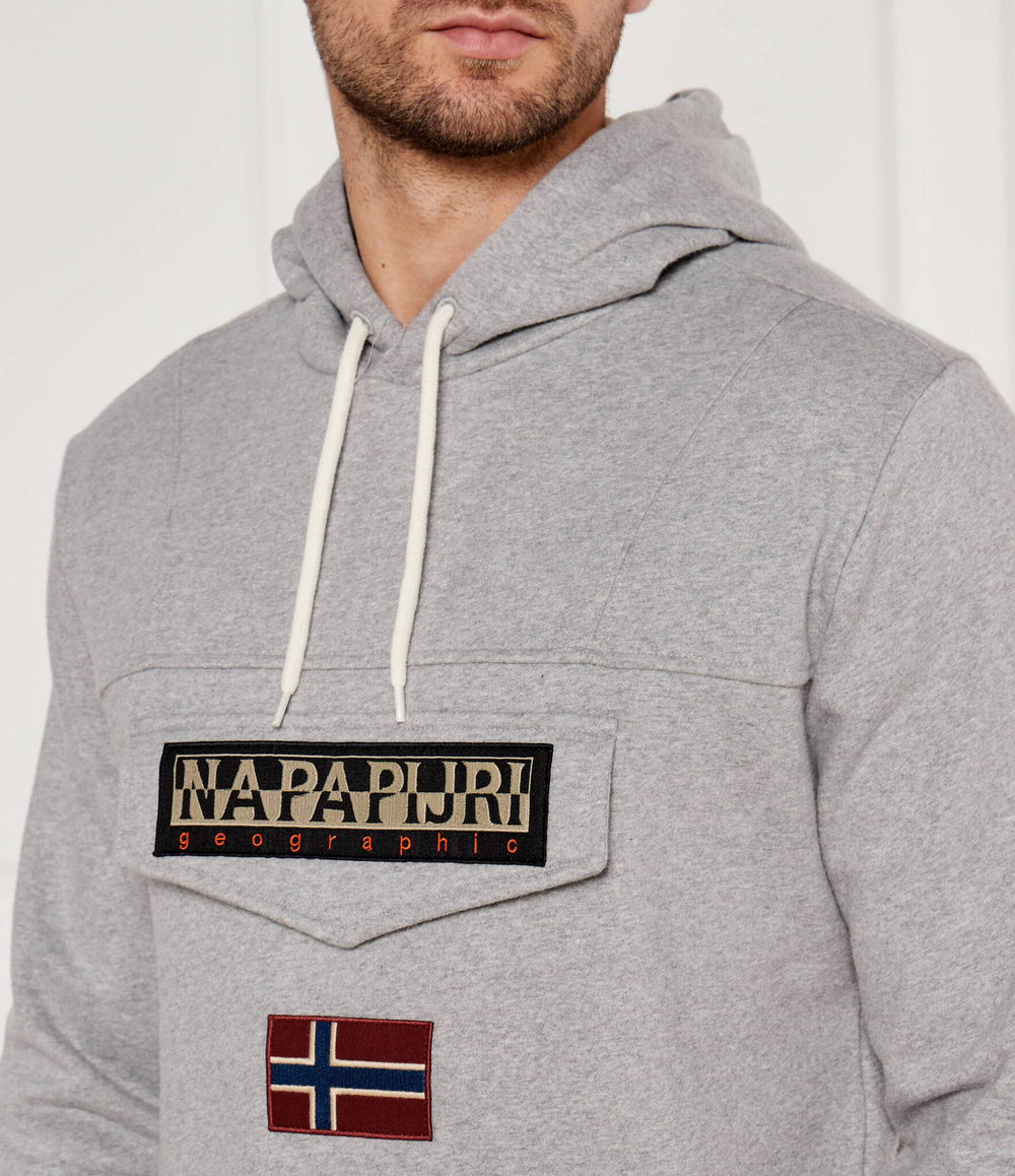 Худи Burgee Napapijri - серый(NP0A4I9B)