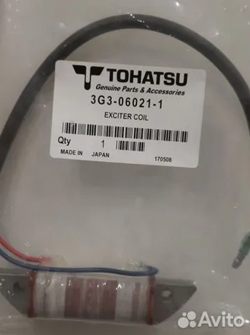 КАТУШКА ЗАРЯДНАЯ ГЕНЕРАТОРА TOHATSU 3G3-06021-1