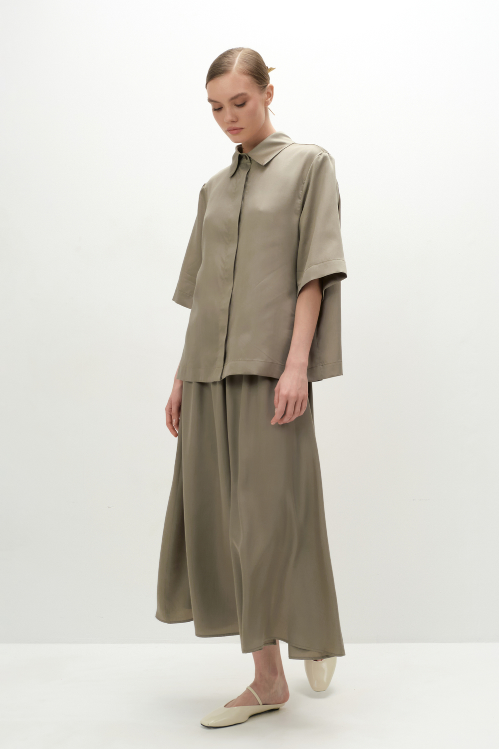 Юбка струящаяся