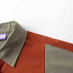 Сорочка Ymkashix Puff мужская хаки / оранжевый