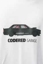 Футболка Codered Over T CODERED Garage x BMWalle белая