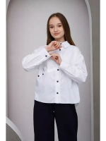 Блузка школьная для девочки оверсайз