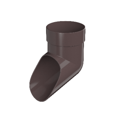 ТН ОПТИМА слив трубы, темно-коричневый