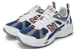 New Balance NB 878 comfortable low-cut sports casual shoes for men and women with the same white and blue