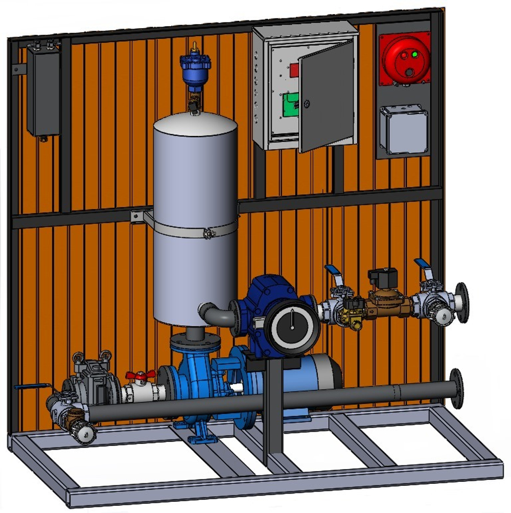 High-speed pumping and delivery of diesel fuel with a vortex gas separator