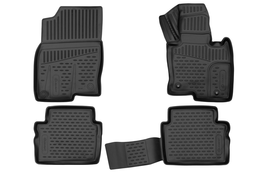 Коврики 3D в салон для MAZDA CX-5, 2012-2016; 2017-н.в., правый руль внед, 4шт. (полиуретан)  AFM3DA0N022210K