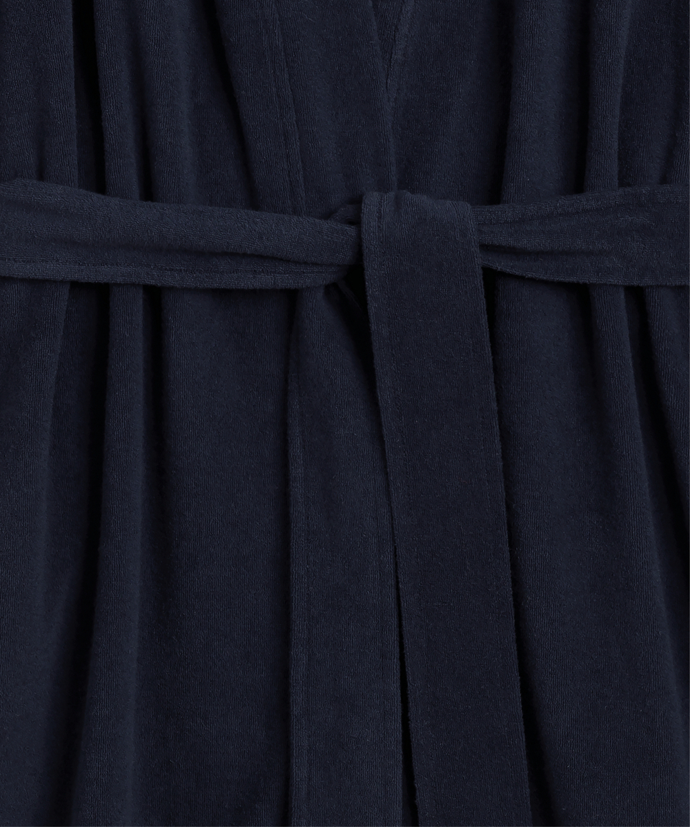 Женский халат Atlantic, 1 шт. в уп., хлопок, темно-синий, SZL-002