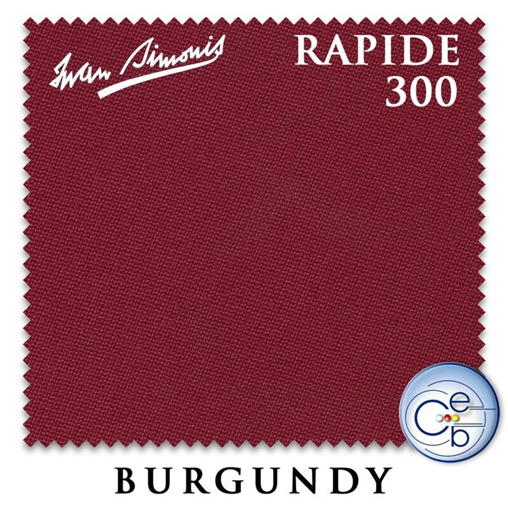 Сукно Iwan Simonis 300 Rapide Carom 195см Burgundy