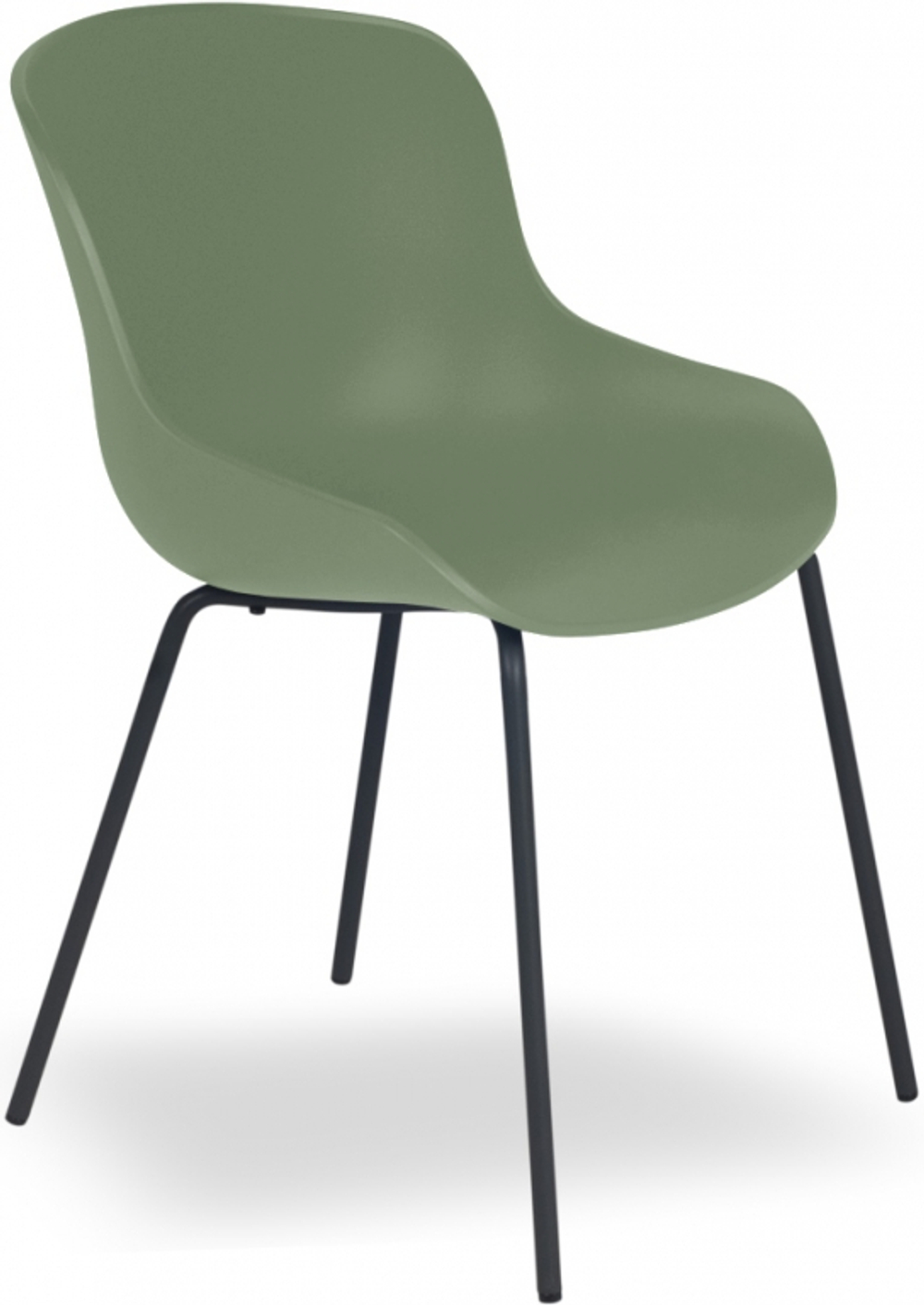 Стул пластиковый Papatya Globe-S ML, зеленый