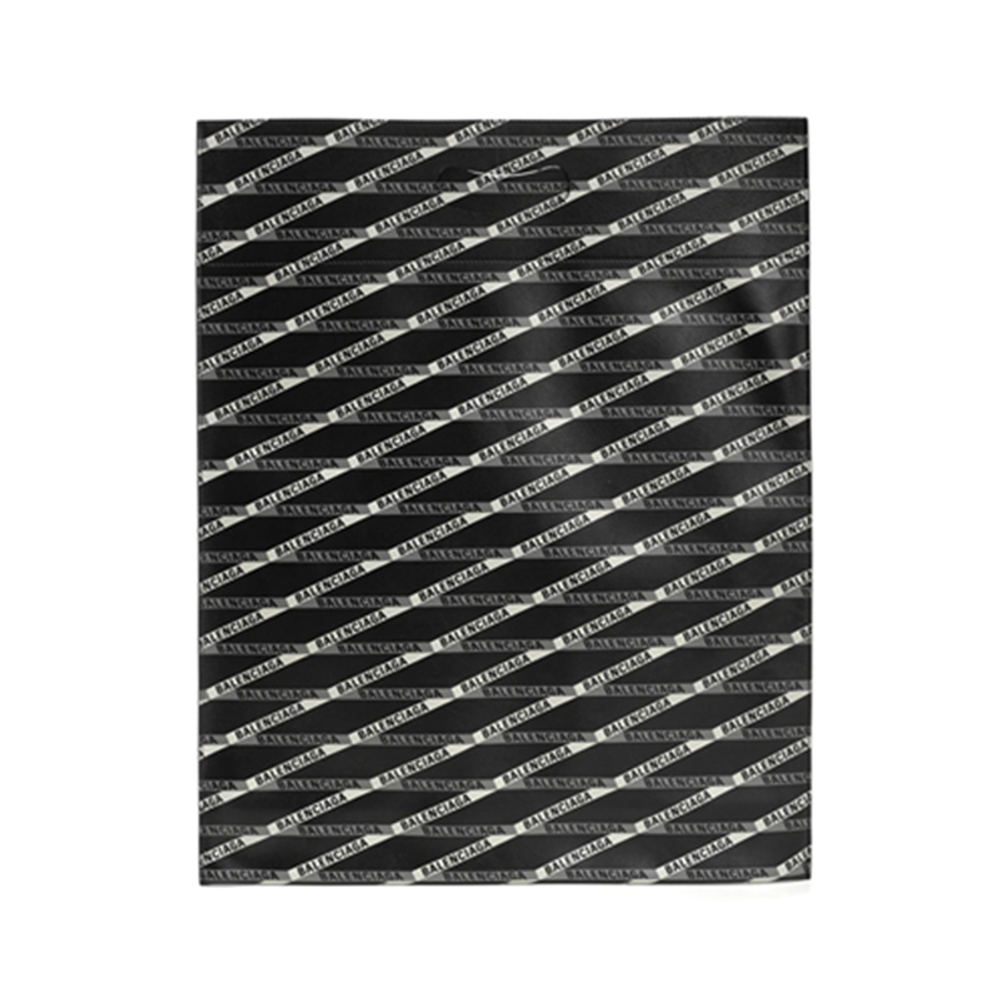 Balenciaga Cow Leather Portable Clutch Bag Unisex Black