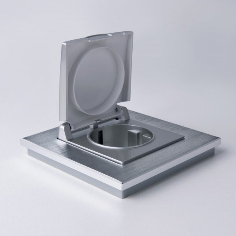 Рамка на 1 пост Aluminium (алюминий)