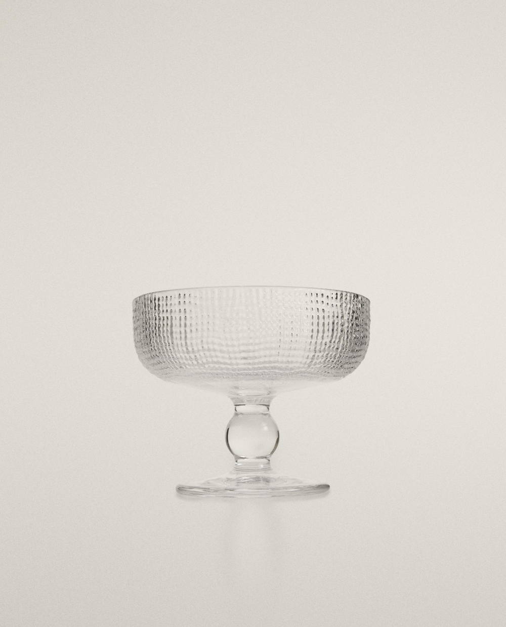 Zara Home бокал из стекла, цвет прозрачный, 12 см