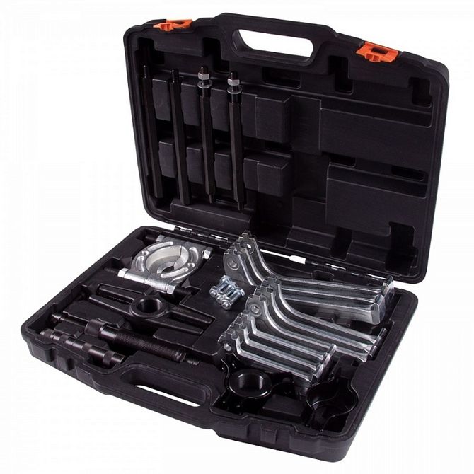 AFFIX (AF10419010C) Съемник подшипников гидравлический, 10 т, 75-100 мм, 21 предмет