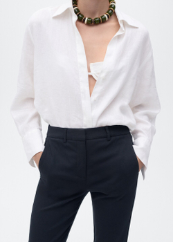 Прямые укороченные брюки