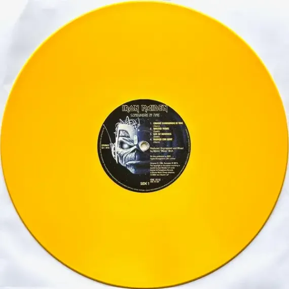 Iron Maiden – Somewhere in Time - Yellow LP