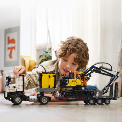 Конструктор LEGO Technic Volvo FMX 42175 и электрический экскаватор EC230 — фото 11