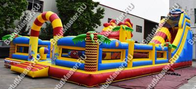 Надувной батут "Тропикана макси" 15*7*6 м