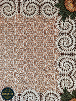 Набор чехлов на табурет из гобелена Кружево (33х33 см) - 4шт