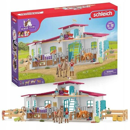 Фигурки Schleich Horse Club - Игровой набор Центр верховой езды на берегу озера - Шляйх Лошади 42567