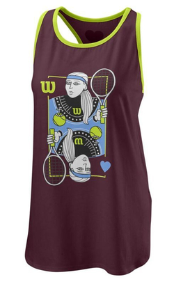 Женский топ теннисный Wilson W Queen Tech Tank - fig