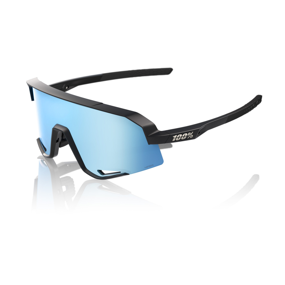 Спортивные очки 100% Slendale / Matte Black / HiPER Blue Multilayer Mirror