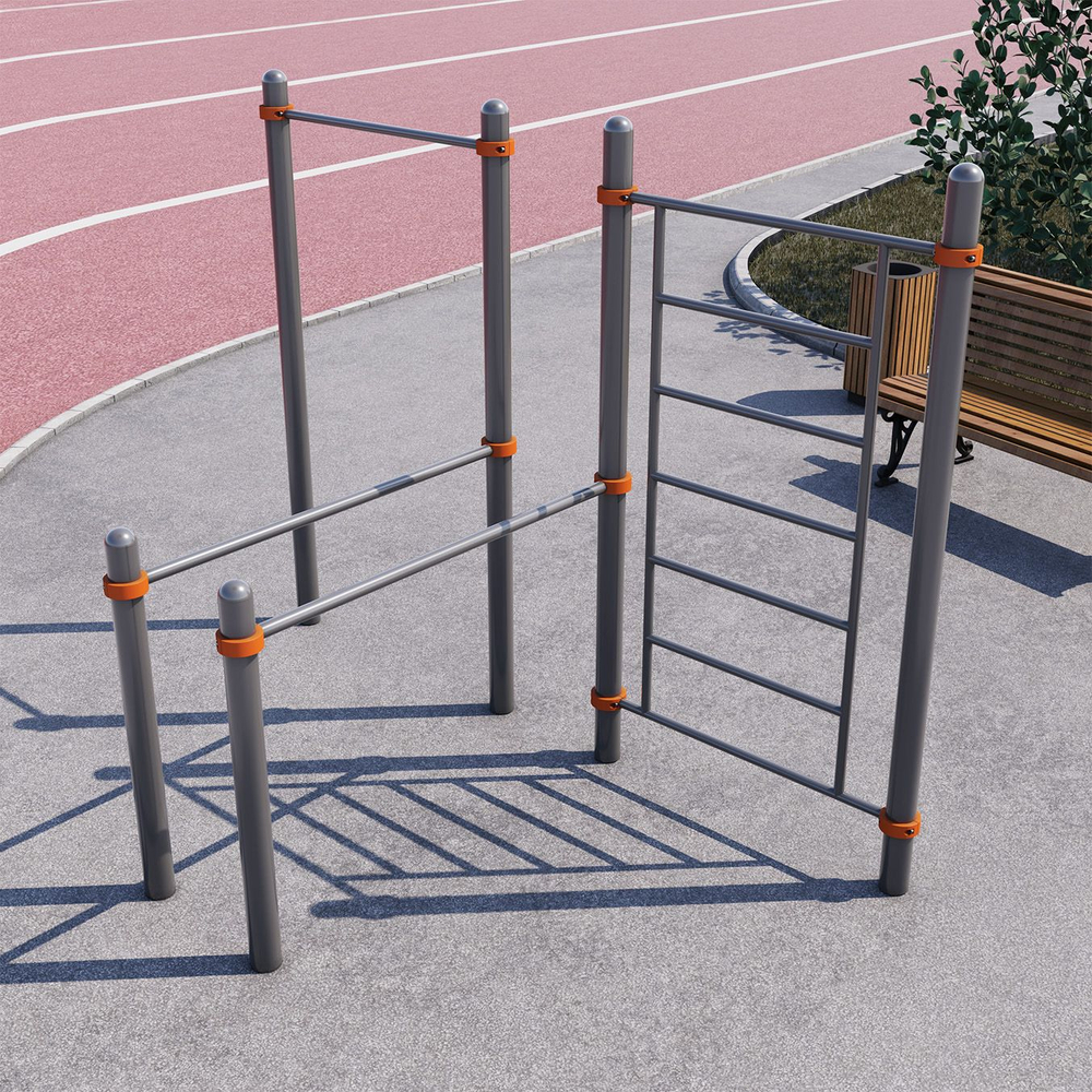 Турник, брусья, шведская стенка СВС-30