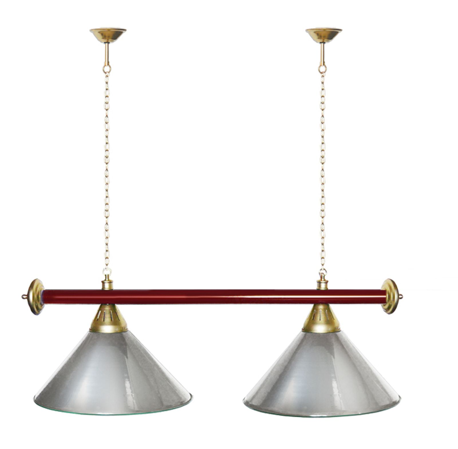 Лампа STARTBILLIARDS 2 пл. (плафоны зеленые,штанга зеленая,фурнитура золото) фото №82