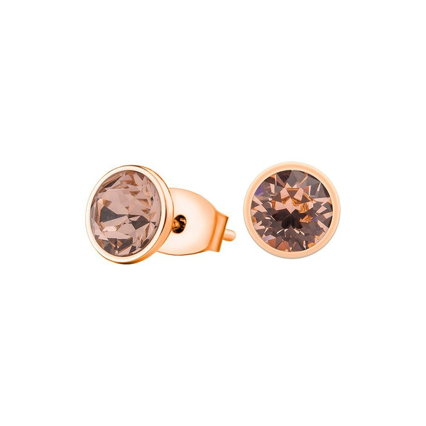 Серьги-пусеты Fiore Luna Light Peach SWE298 LP RG