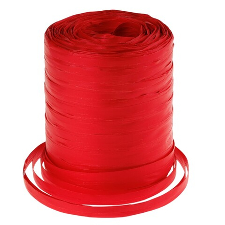 Рафия искусственная 15ммx200м Ягодный