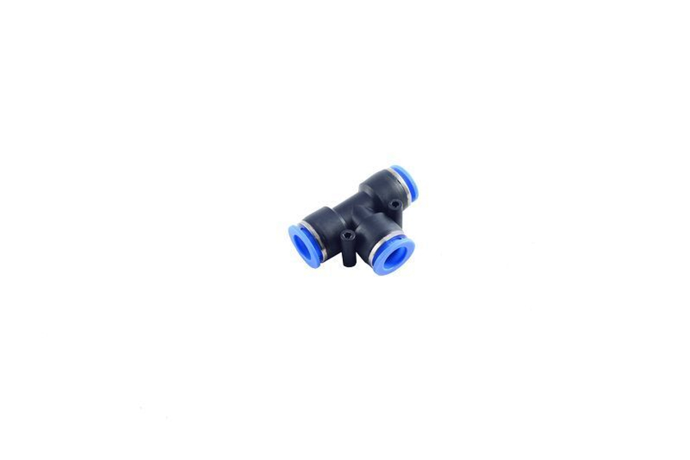 Фитинг T-образный для пластиковых трубок 12мм RockForce##Rock FORCE RF-SPE12