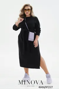 Платье 2327-черный Minova