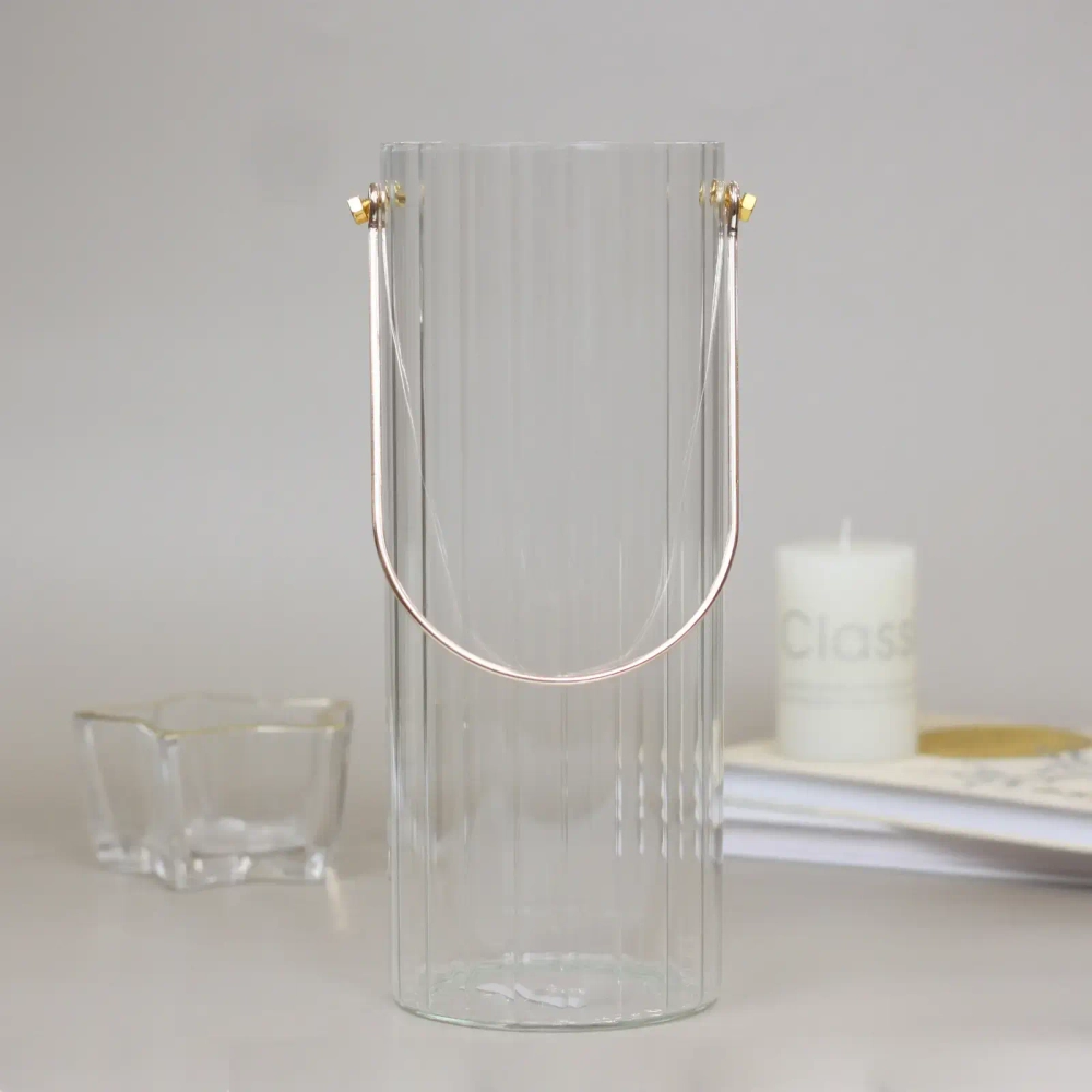 Ваза стеклянная «Орфей» 12*22см