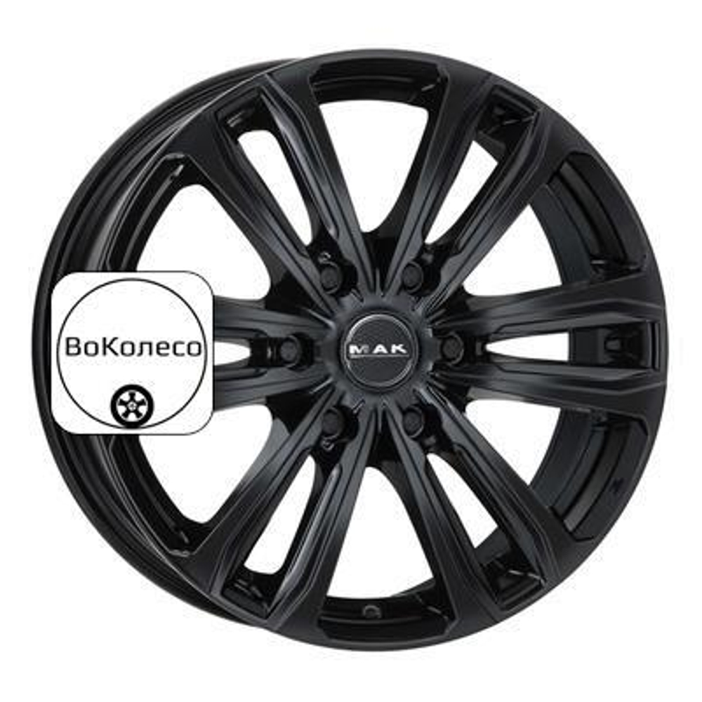 7,5x17/6x139,7 ET50 D93,1 Safari 6 Gloss Black MAK
